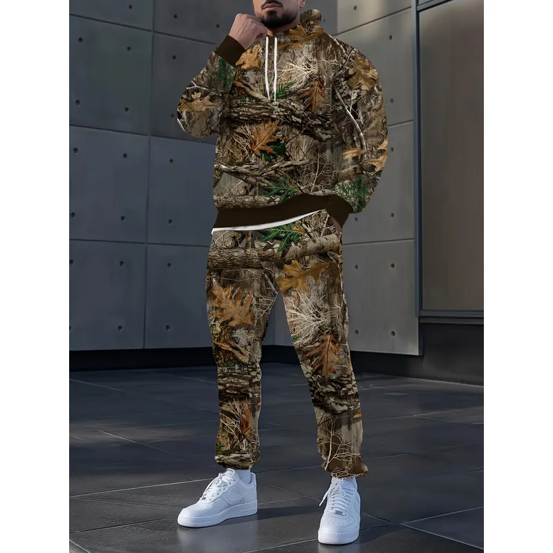 Camo Pattern Set - Conjunto de 2 Piezas para Hombre,