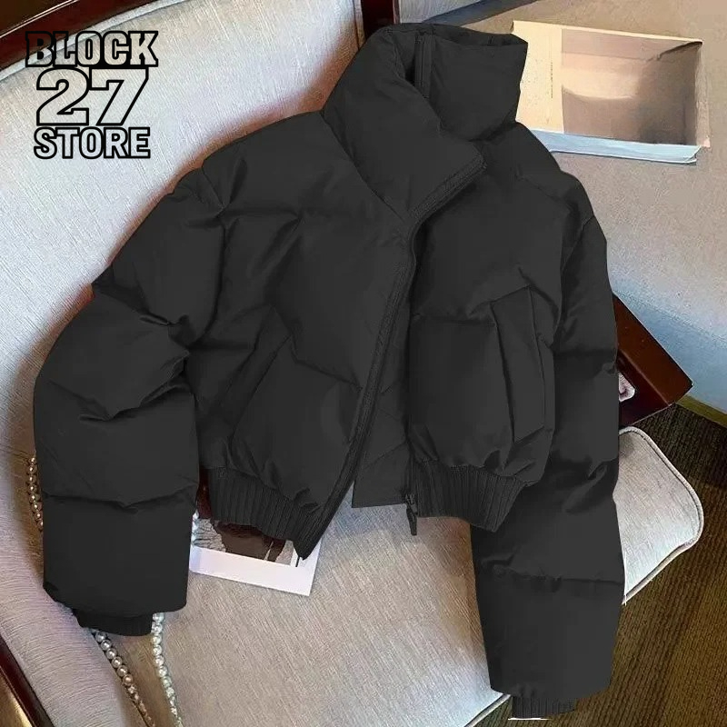 Street Fashion Jacket Men - Chaqueta para hombre, abrigo acolchado de