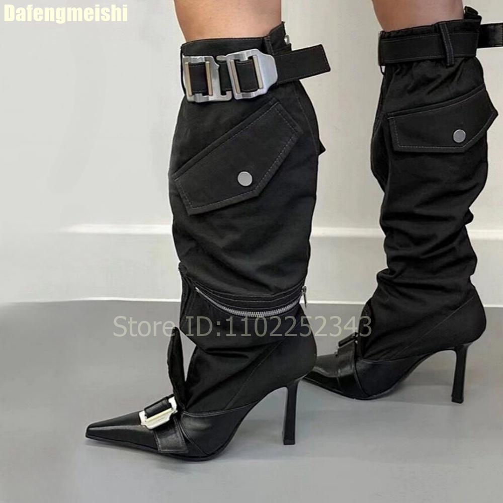 Street Fashion Rome 2026 - Botas hasta la rodilla para mujer,