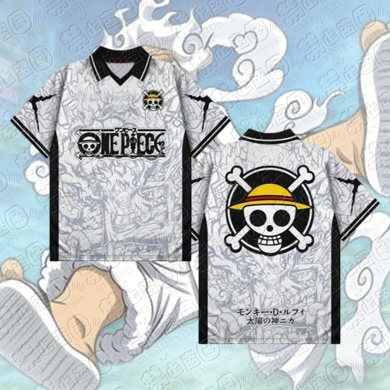 Street Fashion Hats - Camiseta de Anime One Piece Luffy
