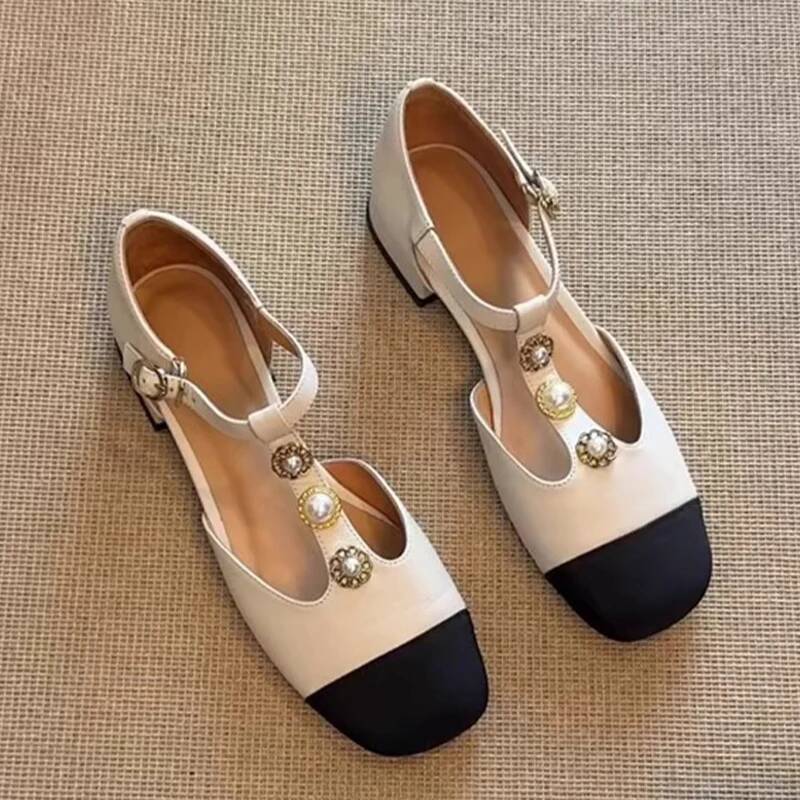 Street Fashion Shoes - Sandalias De tacón con punta cuadrada