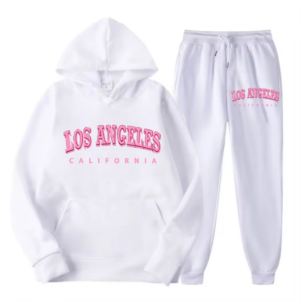 Street Fashion Los Angeles - Conjunto de dos piezas para mujer,