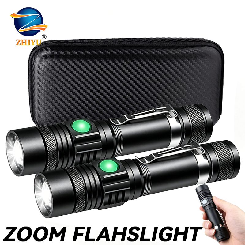Street Fashion Blog - Linterna LED T6 Recargable, Linterna con