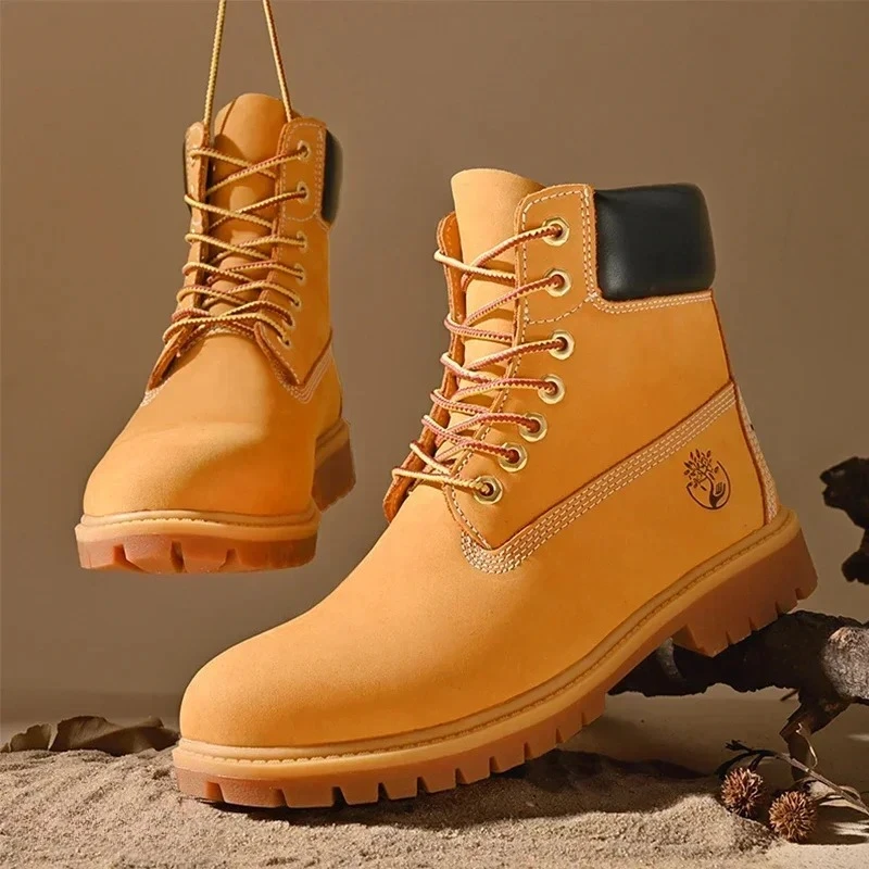 Mesh Top Layering - Botas altas para hombre, zapatos de