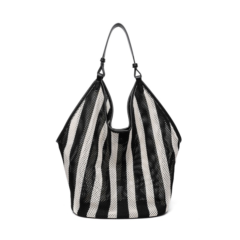 Bolso Tote Grande a Rayas Teji - Tote Bag Canvas Print reseña y precio