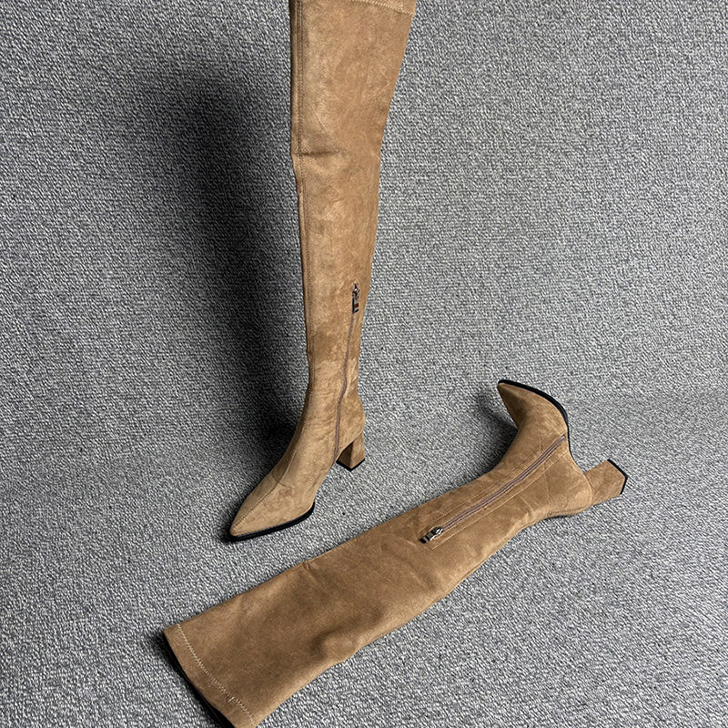 Botas por encima de la rodilla - Street Fashion Female reseña y precio