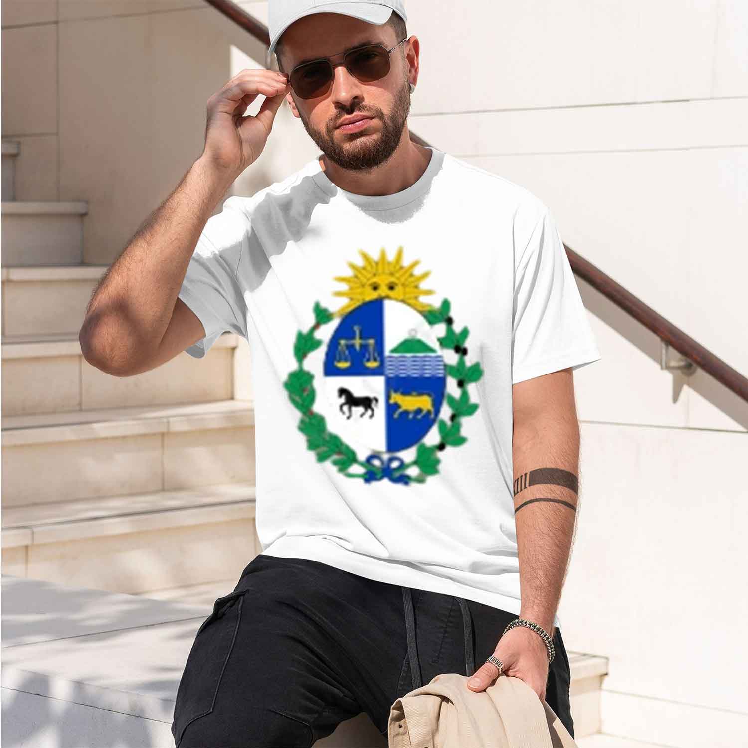 Camisetas con el Escudo de Uru - Street Fashion China Models reseña y precio