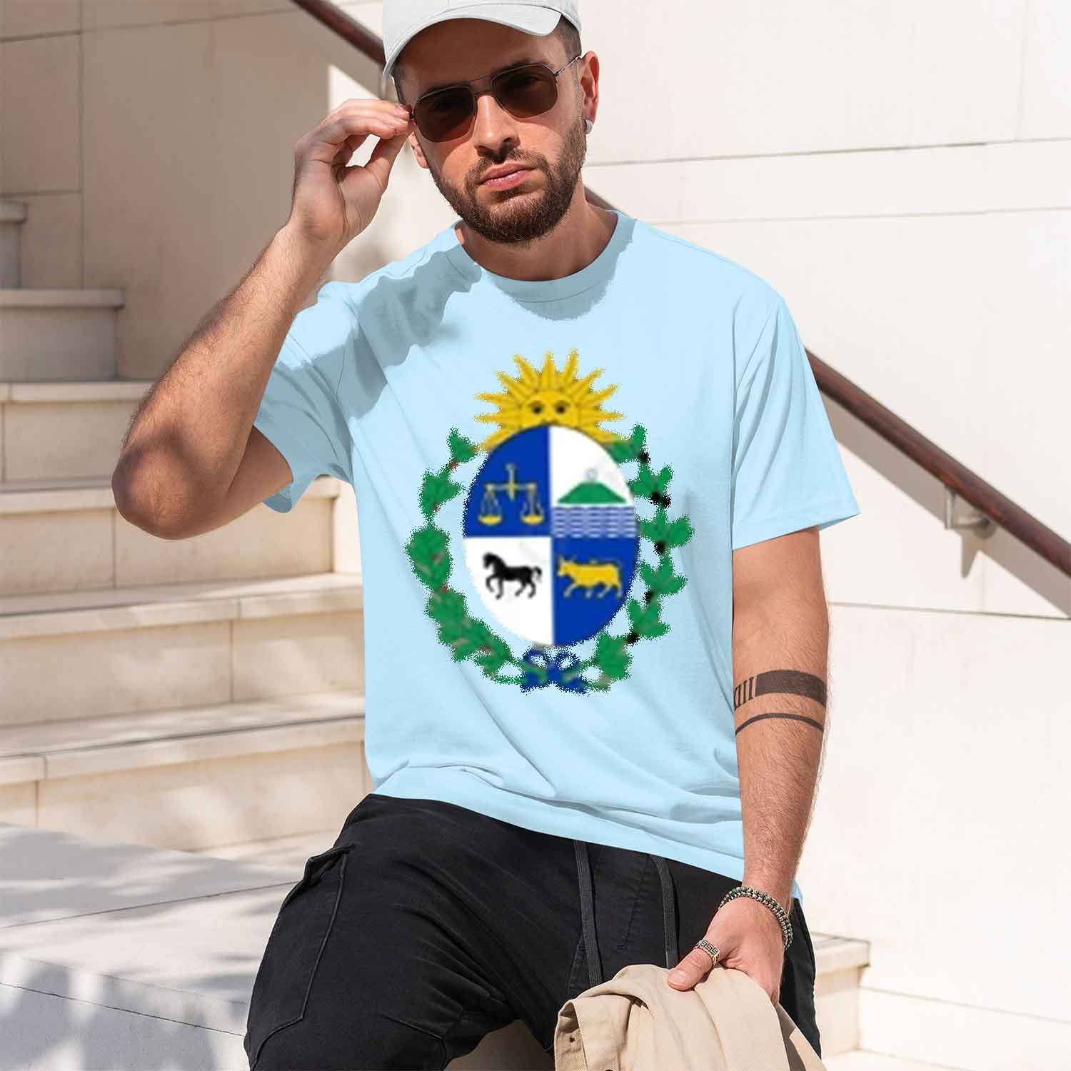 Camisetas con el Escudo de Uru - Street Fashion China Models reseña y precio