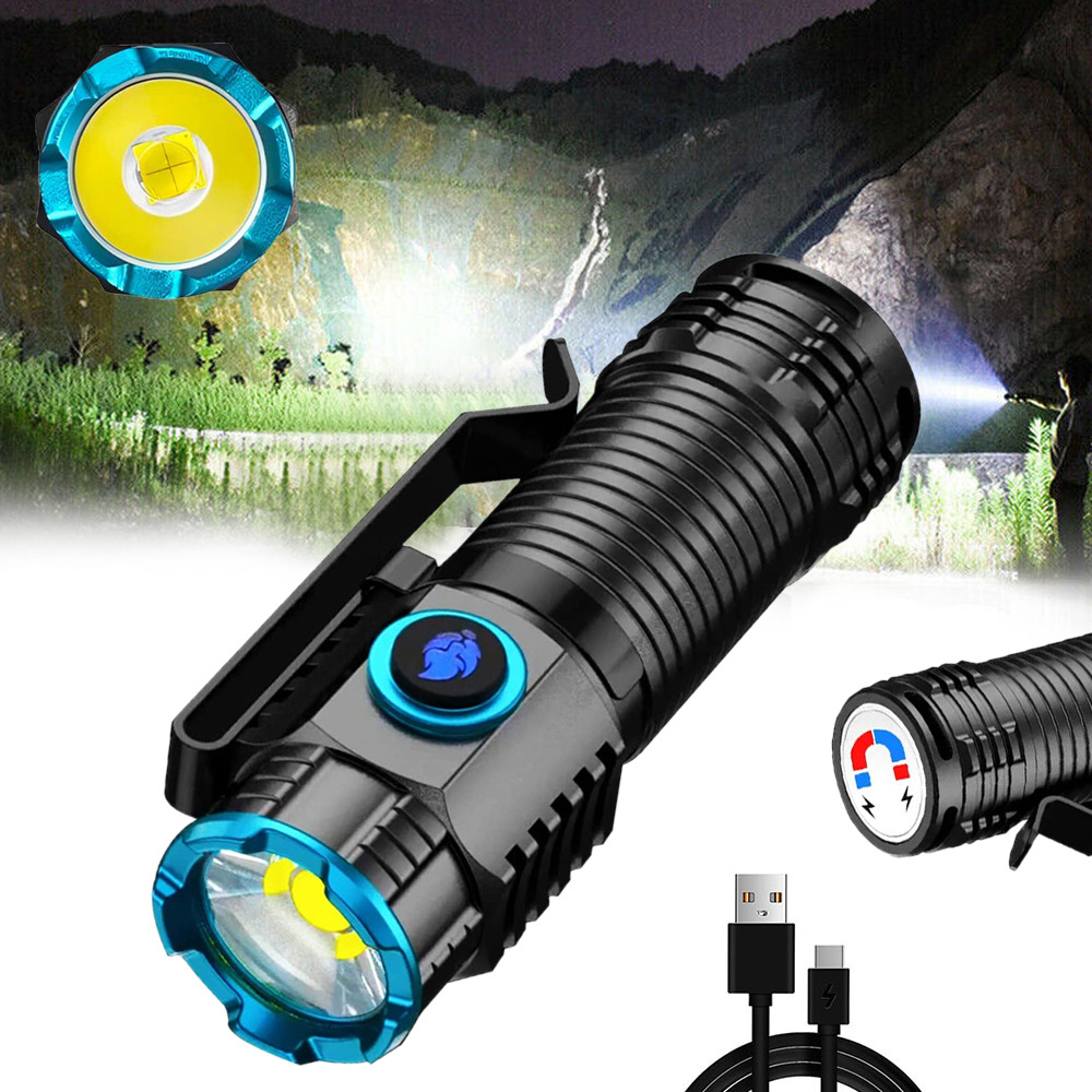 Potente linterna LED XHP50, Mi - Street Fashion Blog reseña y precio