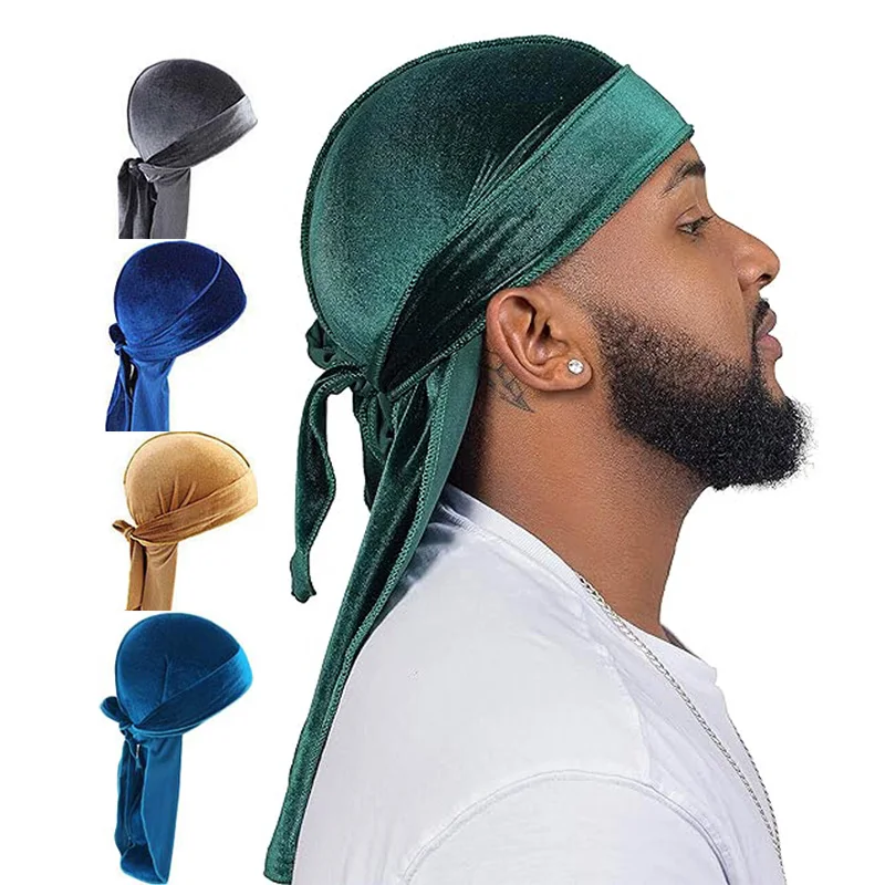 kkjoy Durags de Terciopelo Uni - Street Fashion Hats reseña y precio