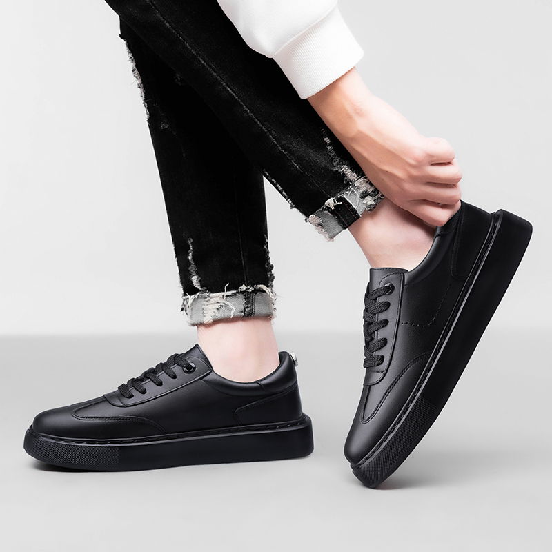 Zapatos de Plataforma de Cuero - Mesh Top Layering reseña y precio