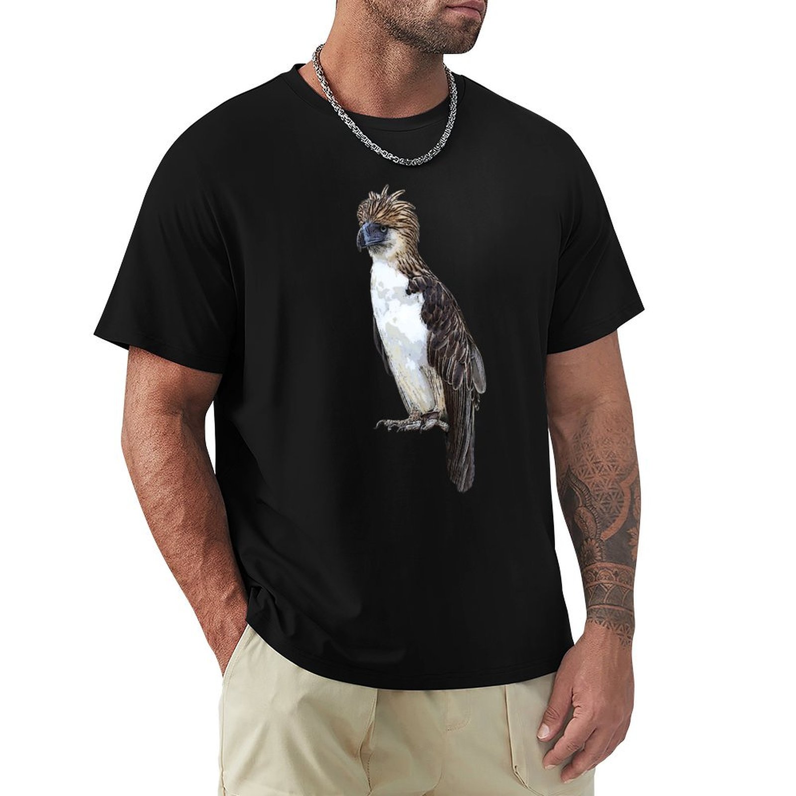 Camiseta con Diseño de Águila  - Street Fashion Philippines reseña y precio