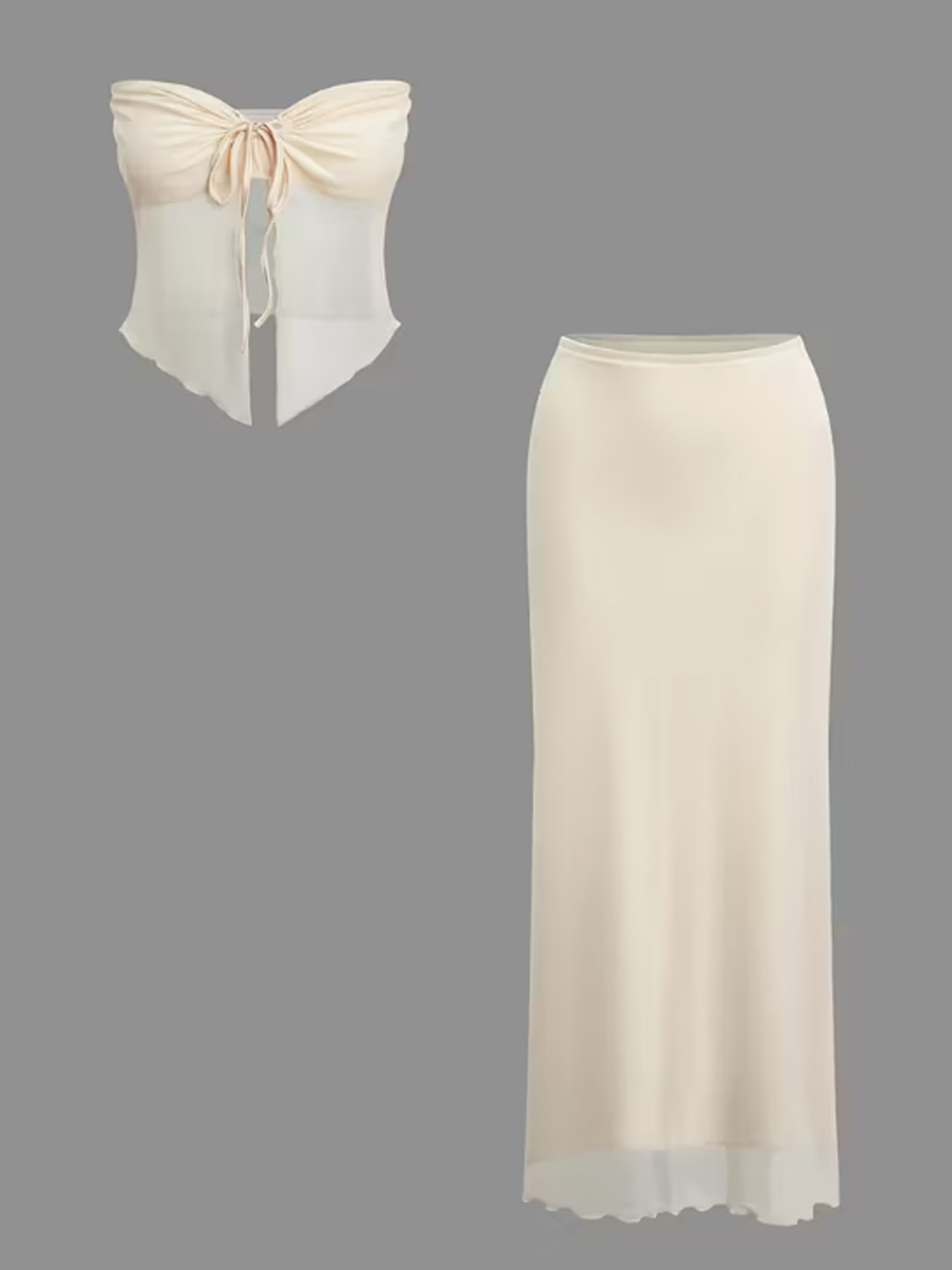 Conjunto de Top Elegante para  - Mesh Top Layering reseña y precio