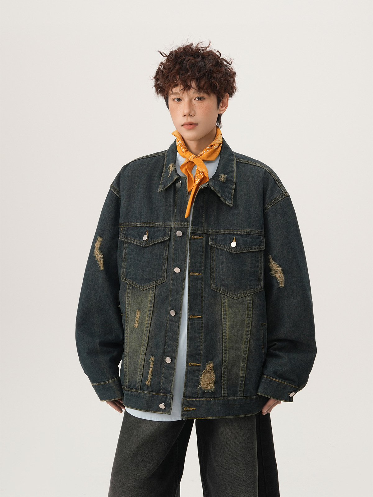 Chaqueta vaquera americana de  - Street Fashion Jacket Men reseña y precio