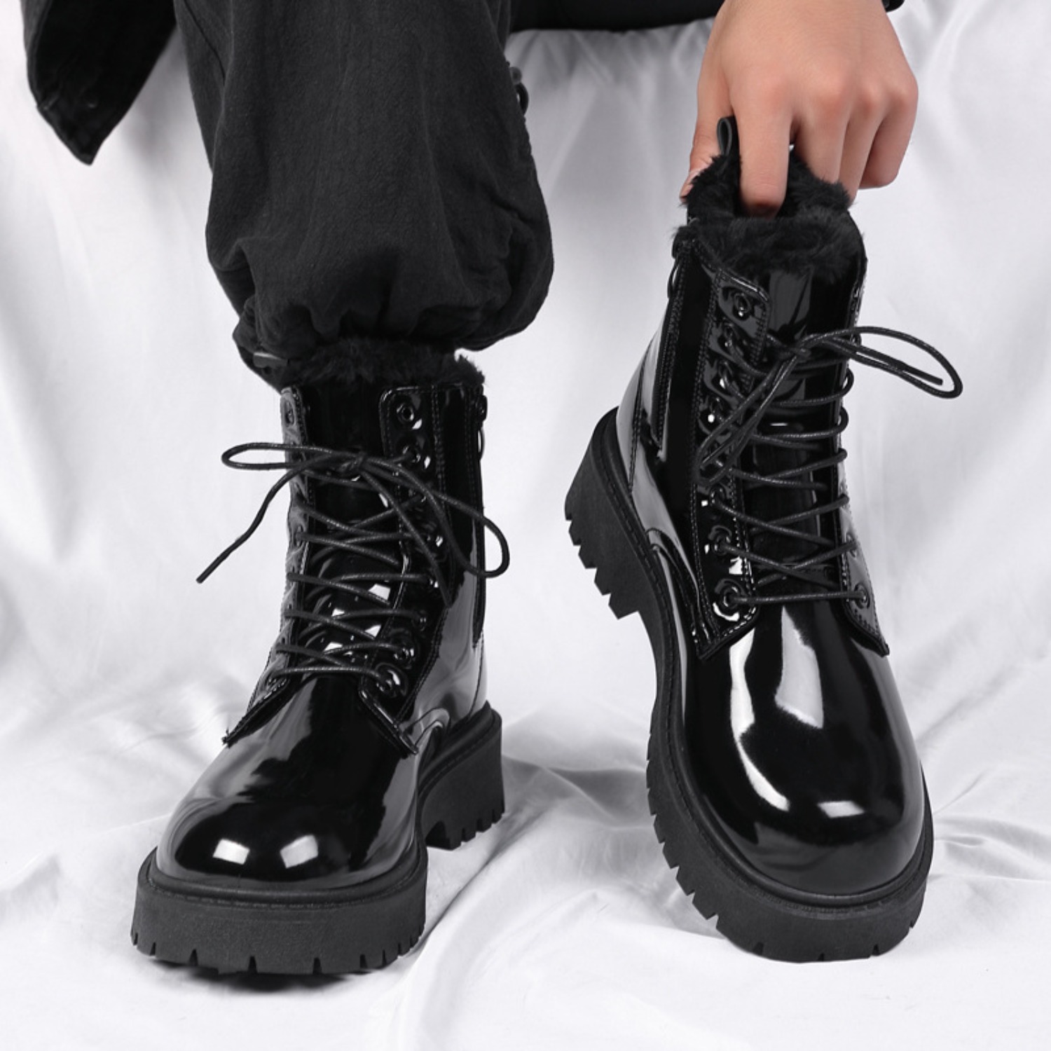 Botas de invierno para hombre, - Street Fashion Plus Size reseña y precio