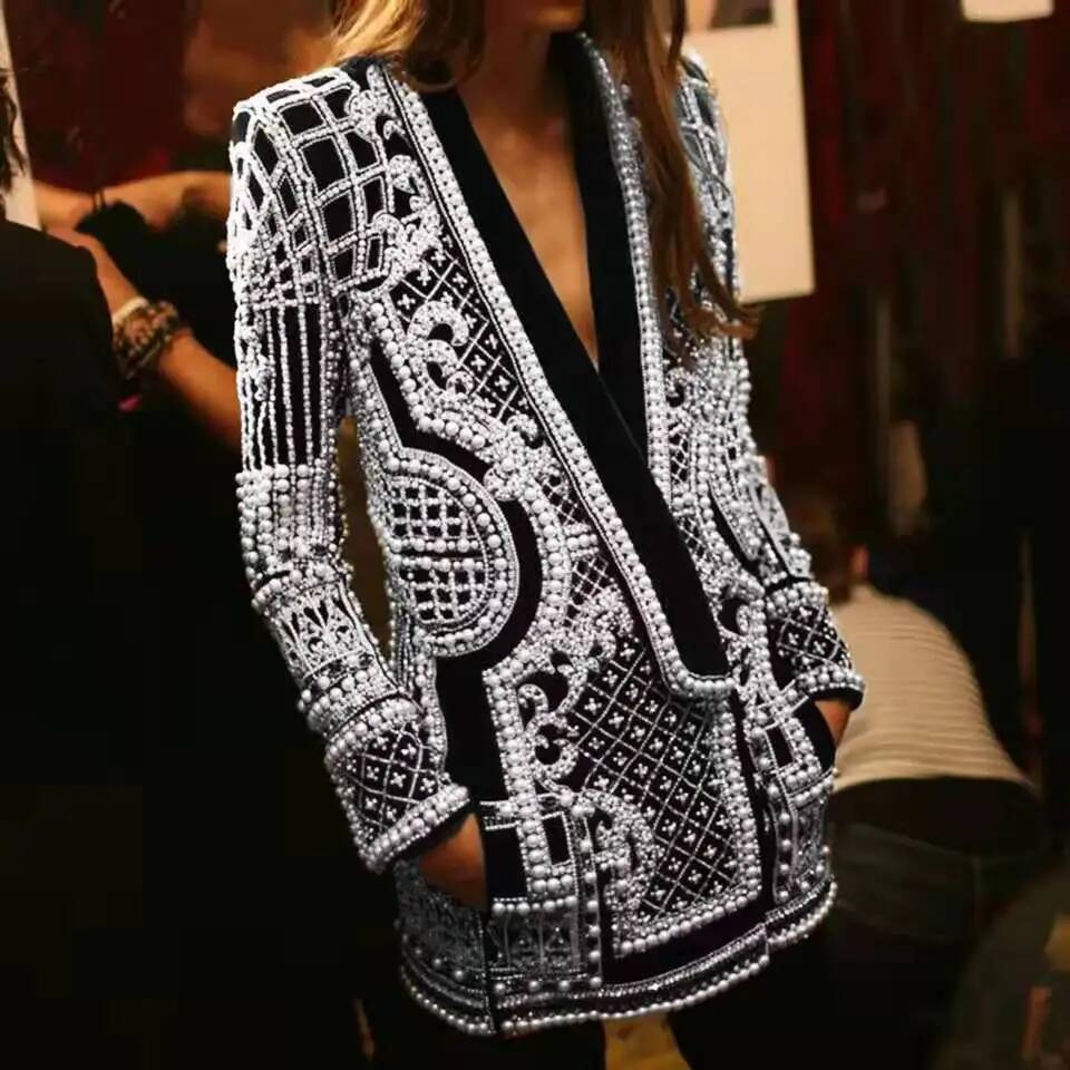 Chaqueta de Moda con Cuello en - Street Fashion Taiwan reseña y precio