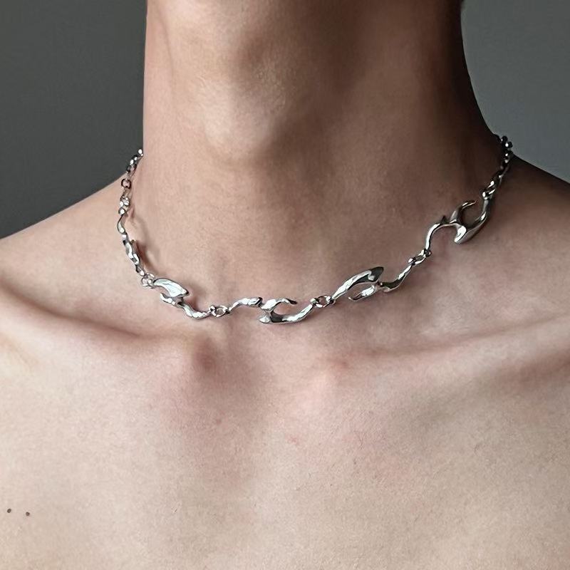 Collar de Metal de forma Irreg - Street Fashion Trends 2025 reseña y precio