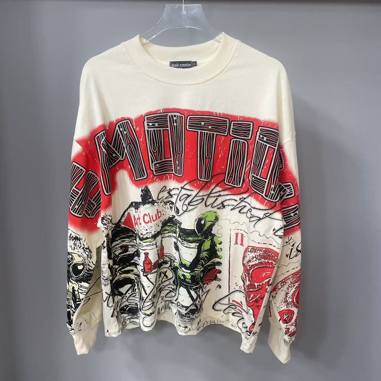 Camiseta de manga larga MIXED- - Street Fashion Tshirt reseña y precio