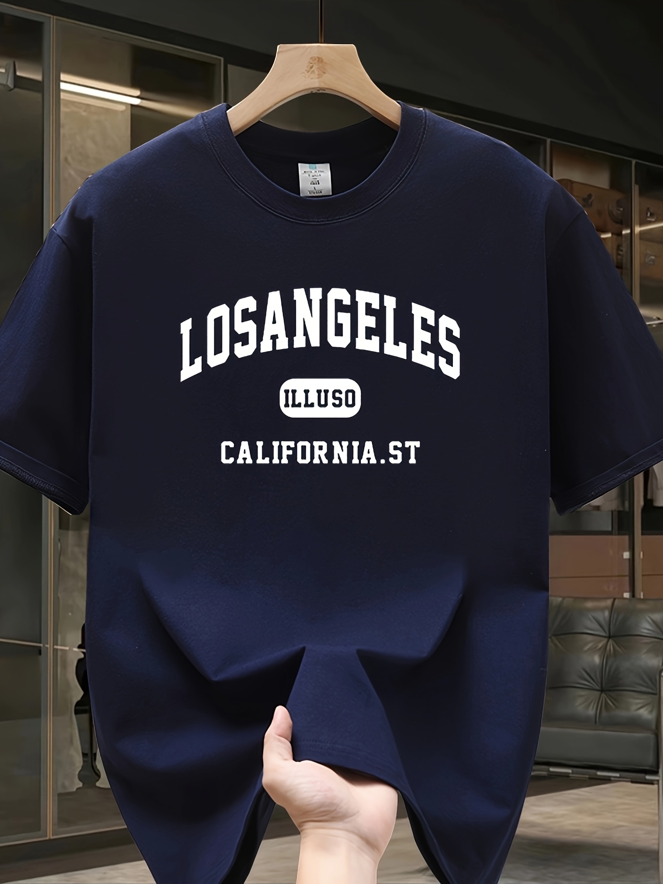 Camiseta con letras de Los Áng - Street Fashion Los Angeles reseña y precio