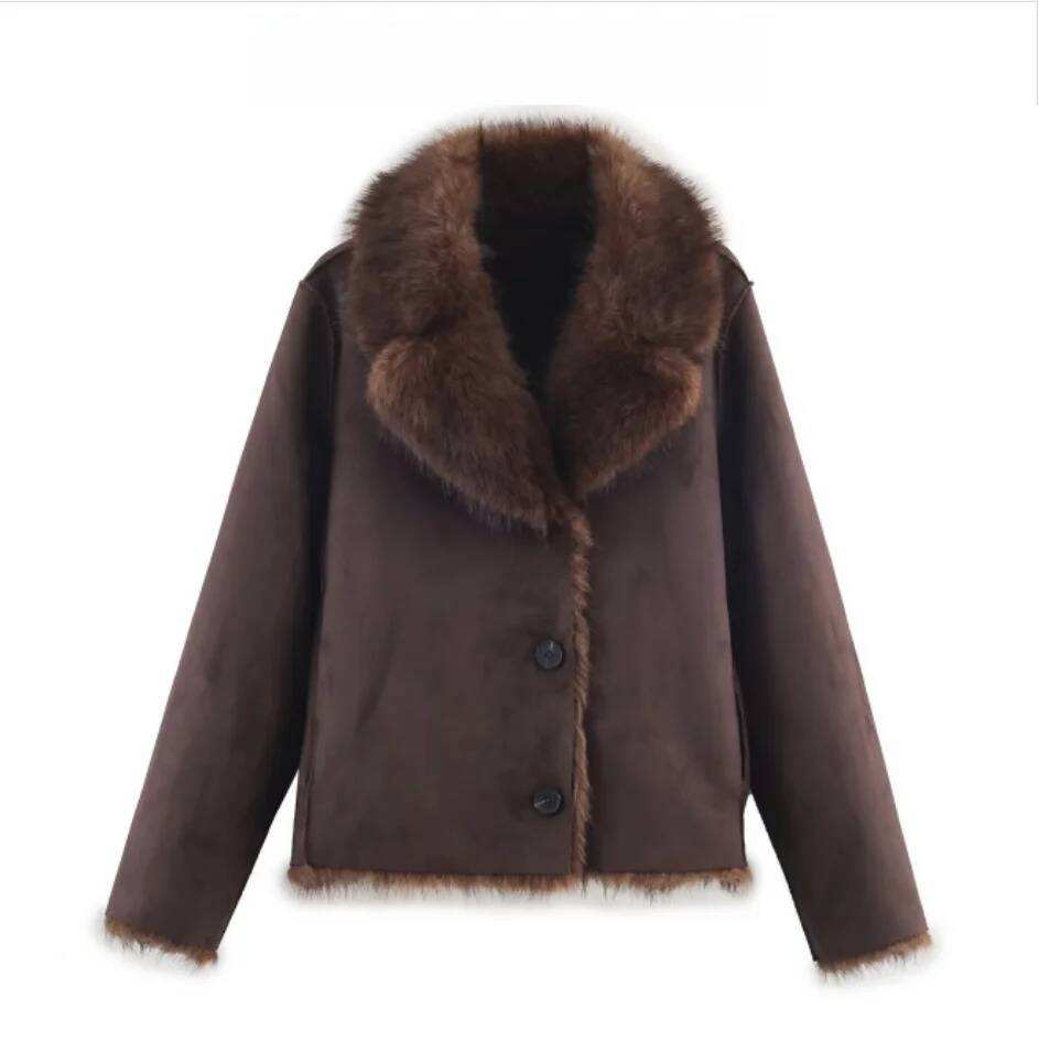 Chaqueta con efecto de piel Ar - Street Fashion Taiwan reseña y precio