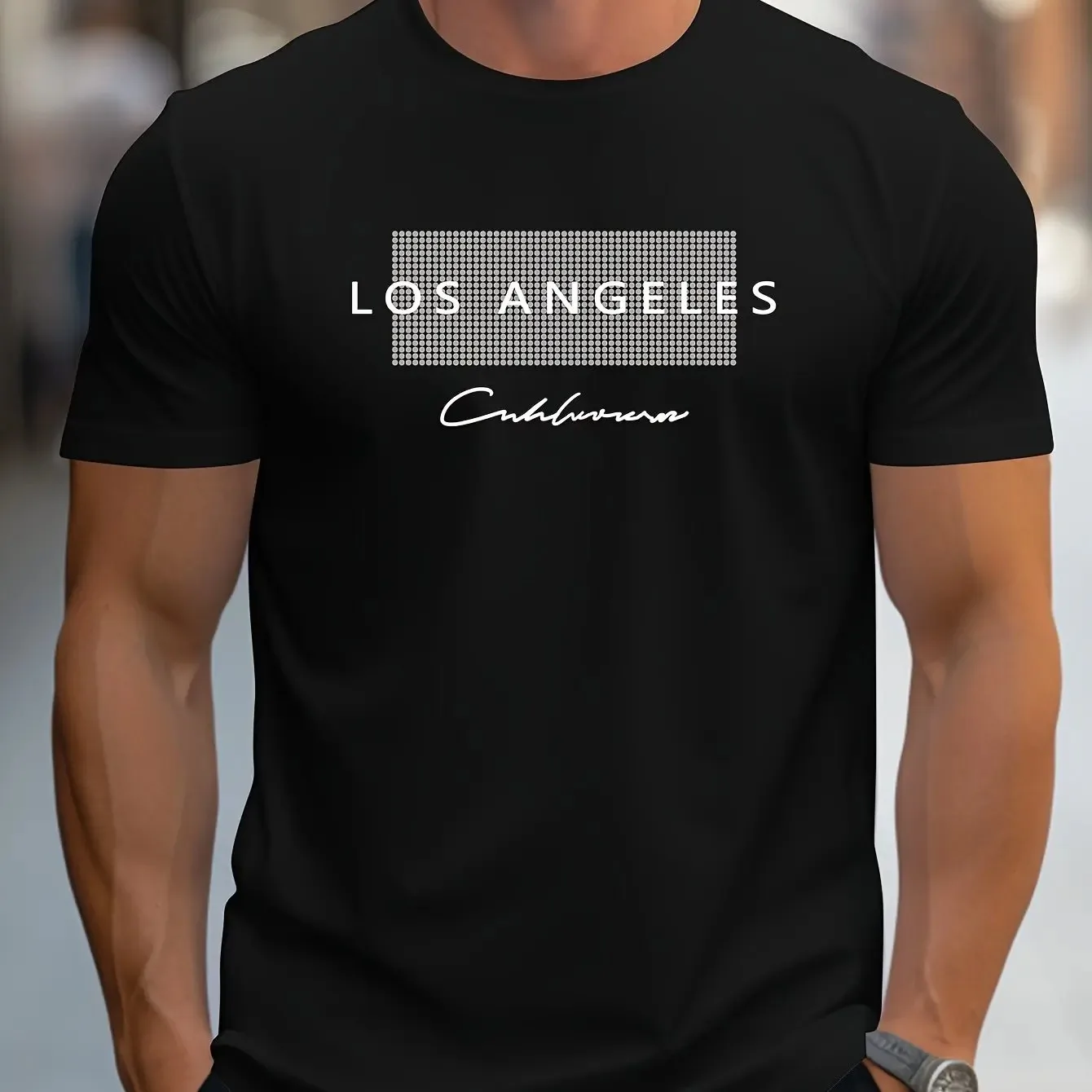 Camiseta Casual Holgada de Ver - Street Fashion Los Angeles reseña y precio