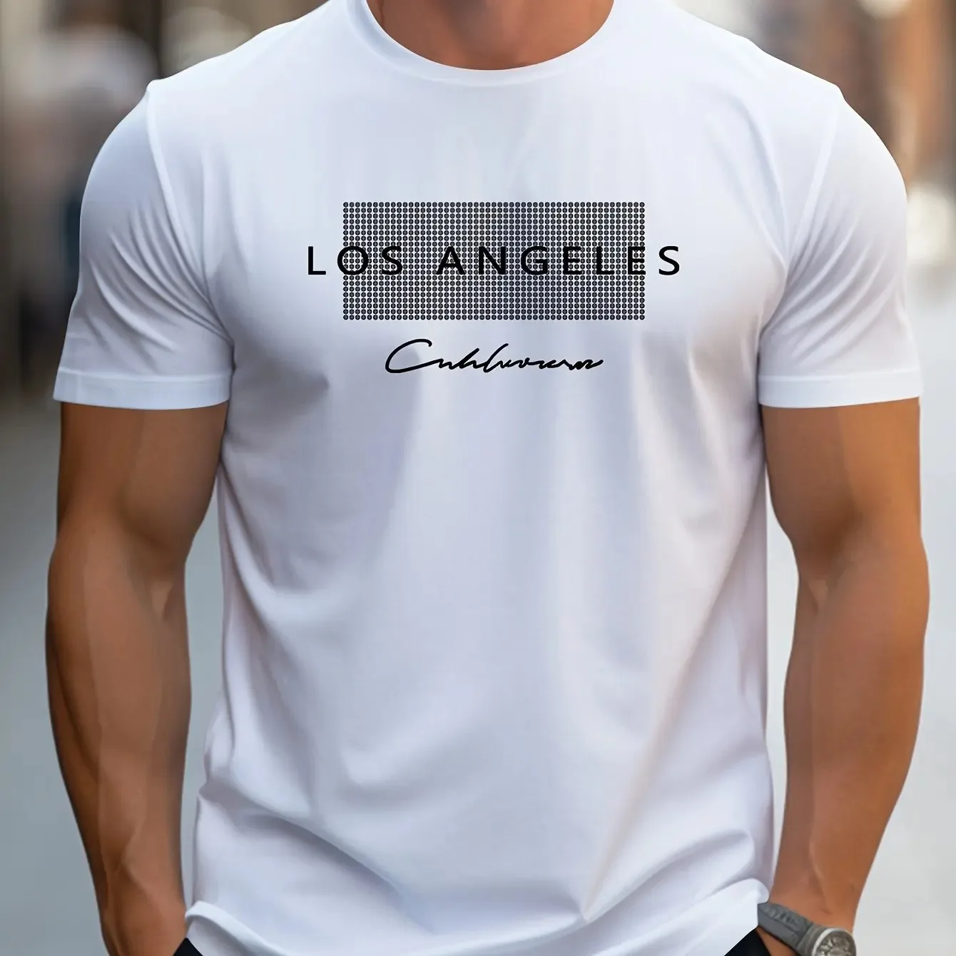 Camiseta Casual Holgada de Ver - Street Fashion Los Angeles reseña y precio