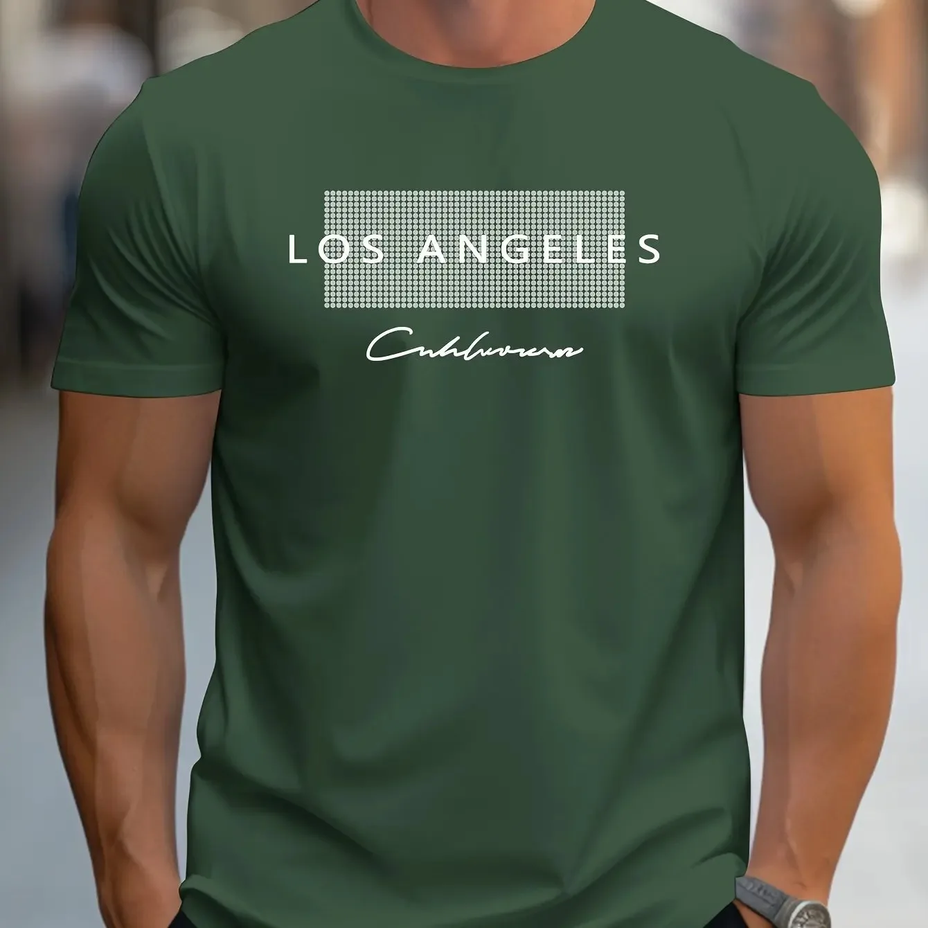 Camiseta Casual Holgada de Ver - Street Fashion Los Angeles reseña y precio