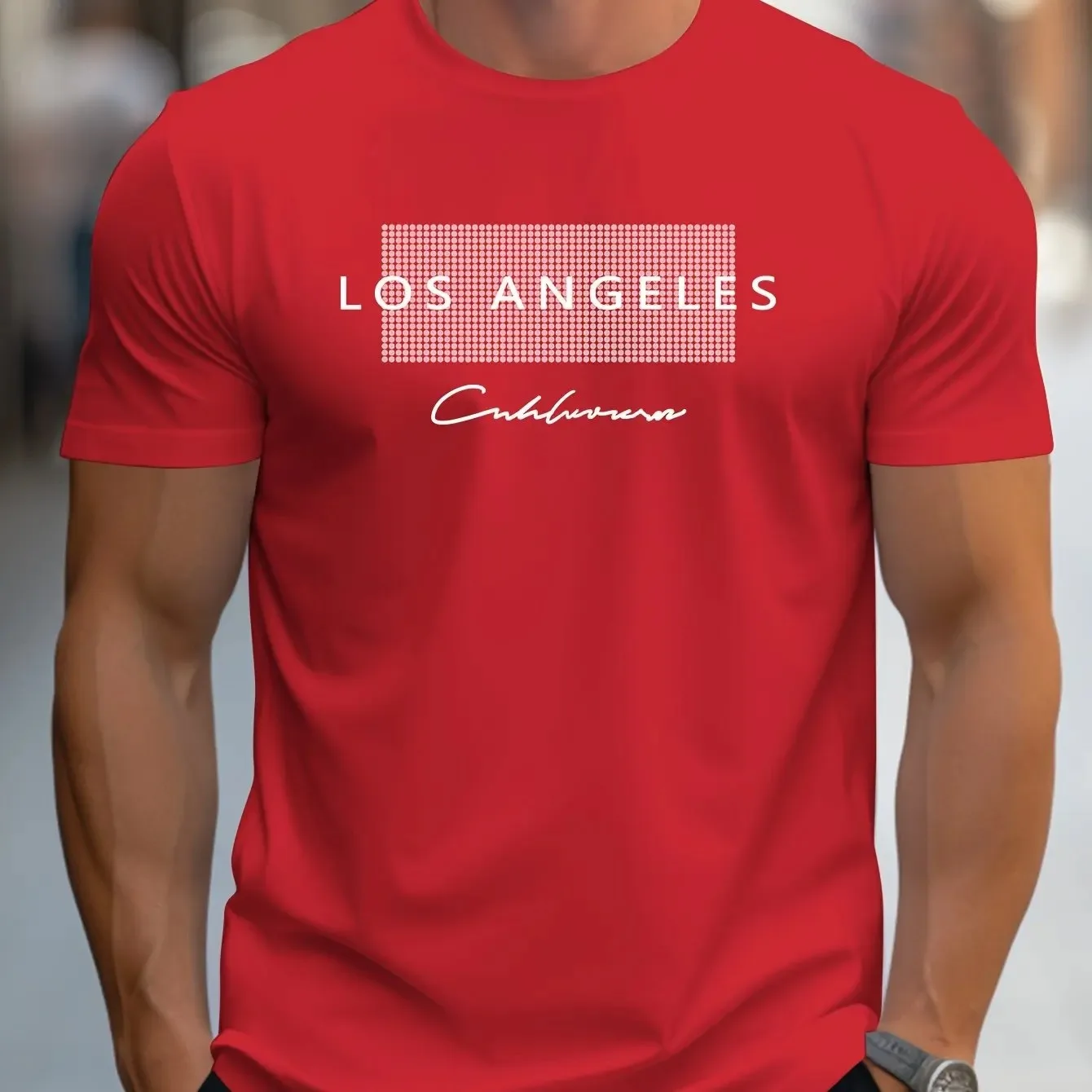 Camiseta Casual Holgada de Ver - Street Fashion Los Angeles reseña y precio