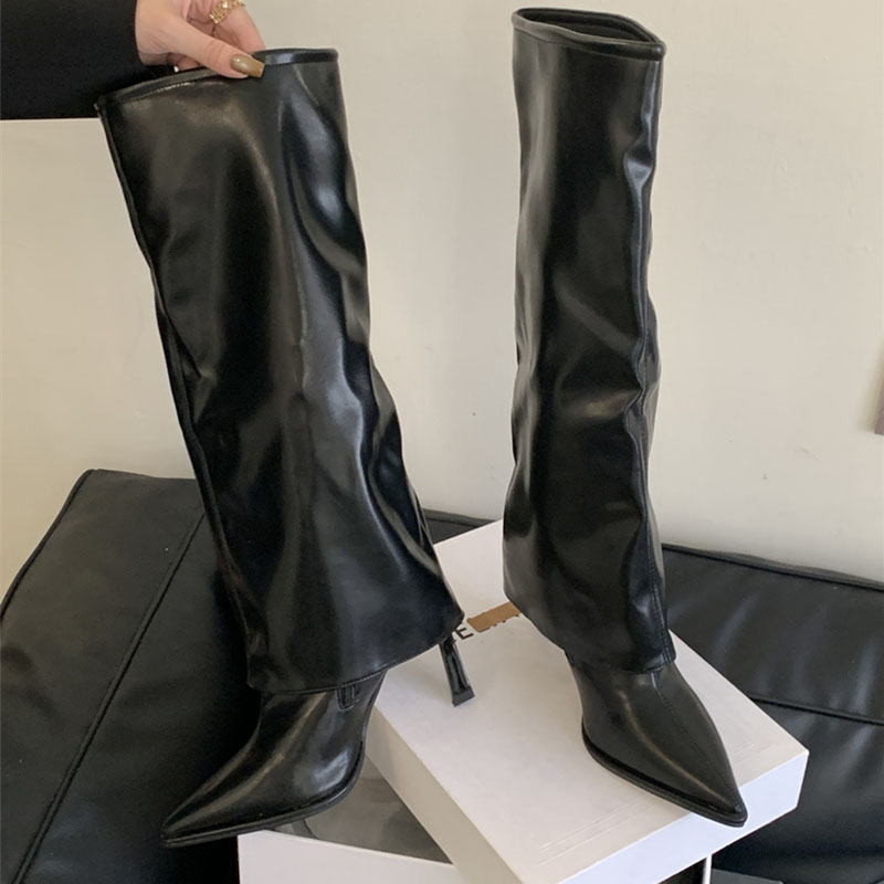 Nuevas Botas Altas Modernas pa - Street Fashion Female reseña y precio