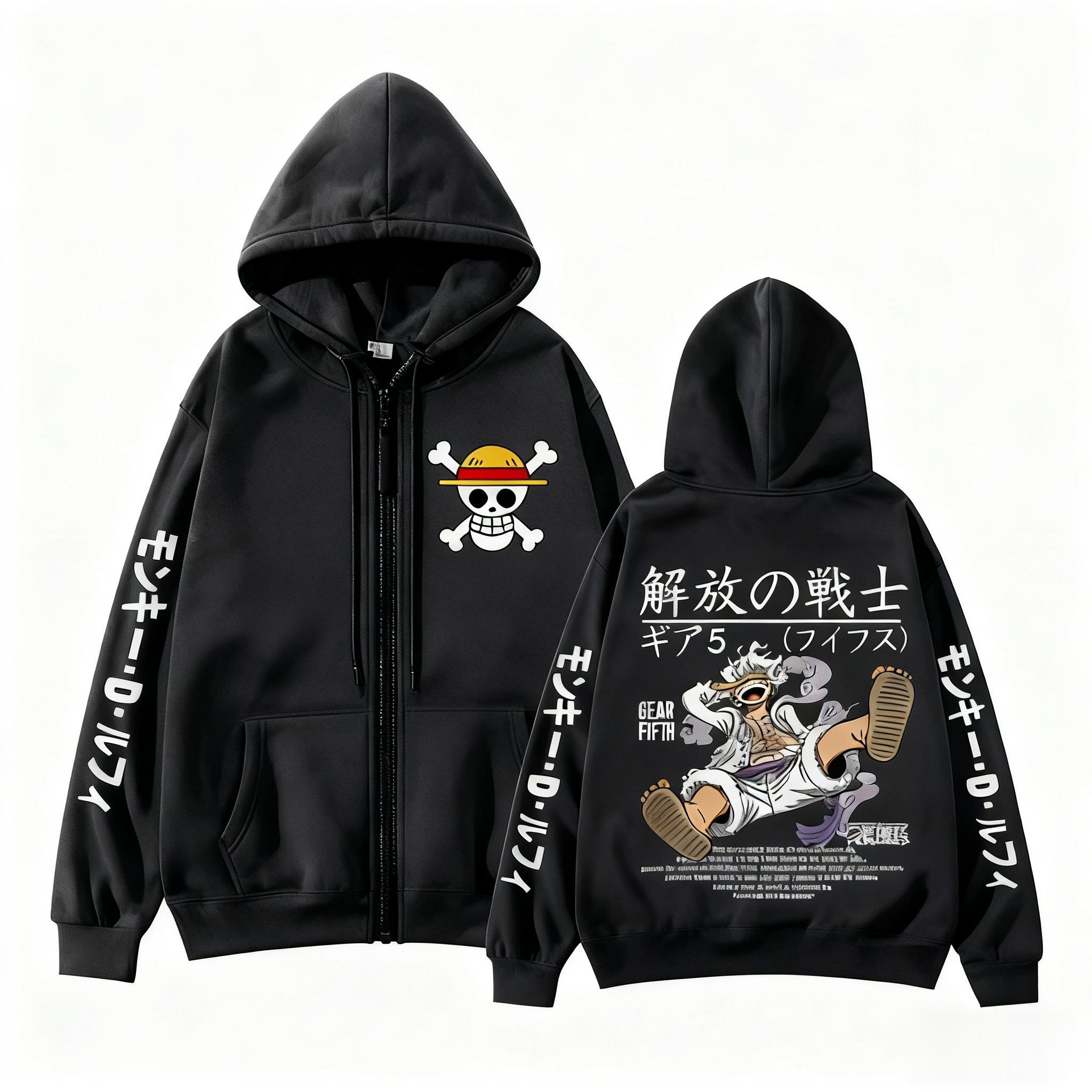Monkey D Luffy Gear 5 Sudadera - Street Fashion Jacket Men reseña y precio
