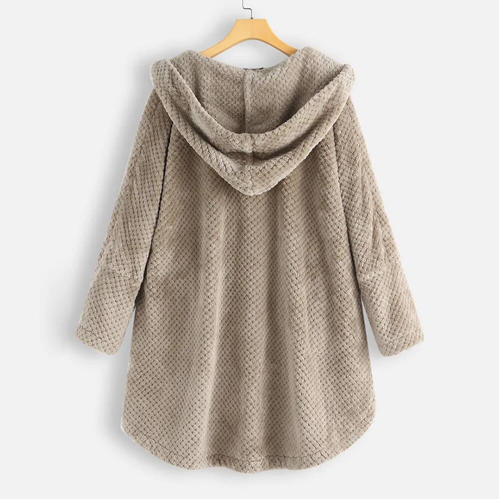 Chaqueta con capucha de lana d - Street Fashion Taiwan reseña y precio