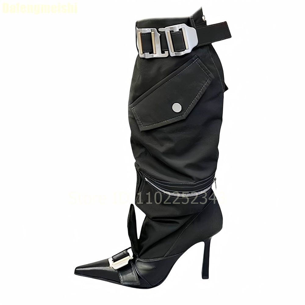 Botas hasta la rodilla para mu - Street Fashion Rome 2026 reseña y precio