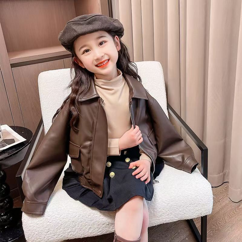 Chaqueta de Cuero Sintético co - Street Fashion Kids reseña y precio