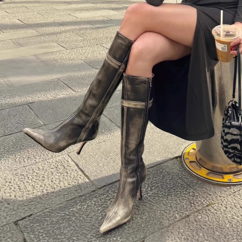 Botas Largas de Invierno para  - Street Fashion Female reseña y precio