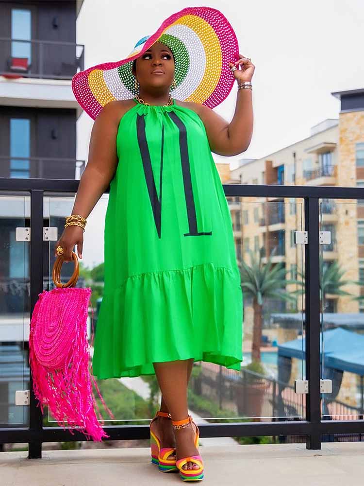 Vestido Casual de Verano para  - Street Fashion Plus Size reseña y precio