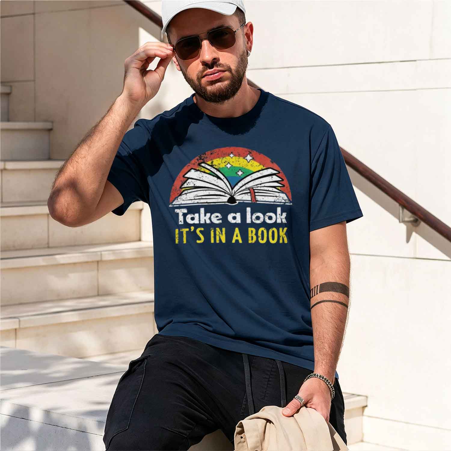 Camiseta Book Grh Retro para L - Street Fashion China Models reseña y precio