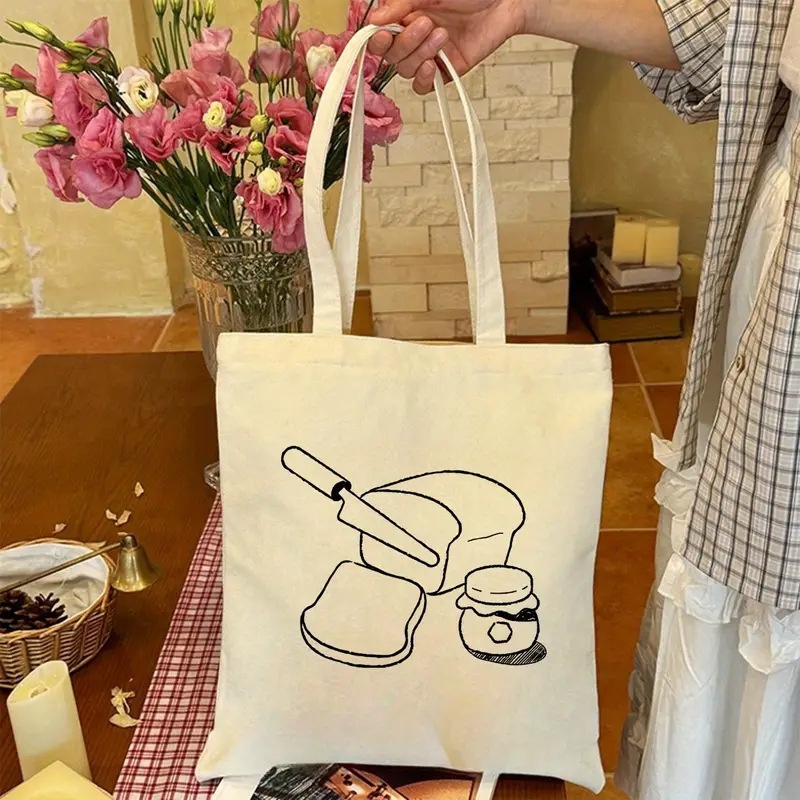 Bolsa de tela con estampado de - Tote Bag Canvas Print reseña y precio