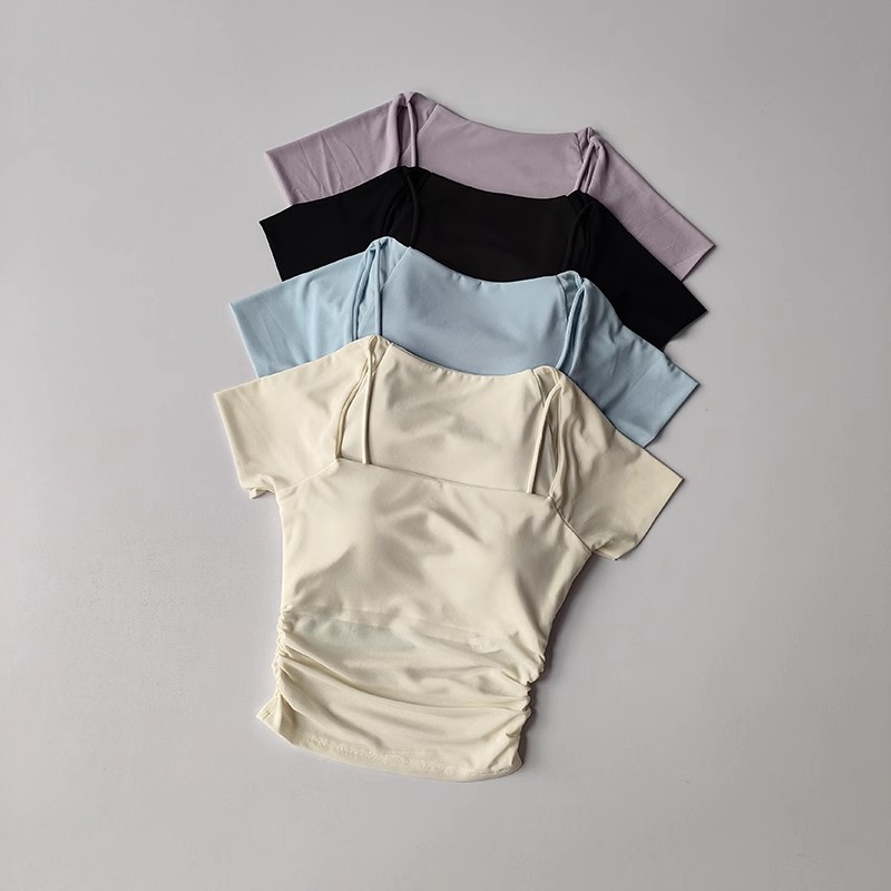 Camiseta de Yoga de Manga Cort - Mesh Top Layering reseña y precio