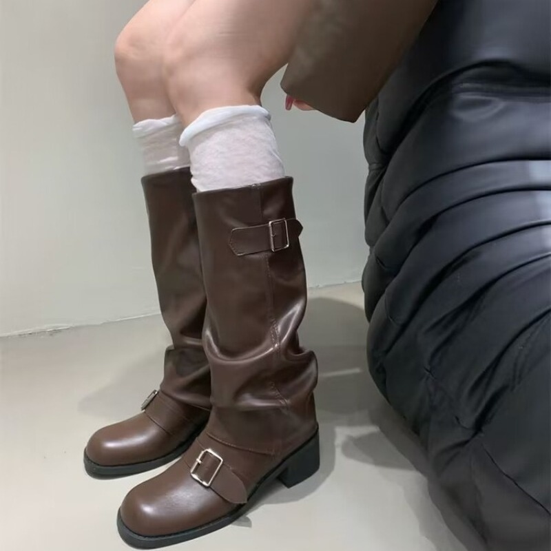 2025Botas de mujer hasta la ro - Street Fashion Trends 2025 reseña y precio