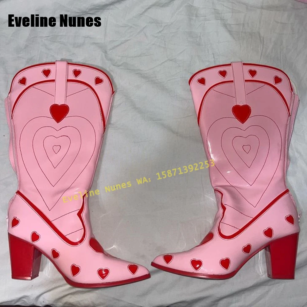 Botas de vaquera con corazón r - Street Fashion Female reseña y precio