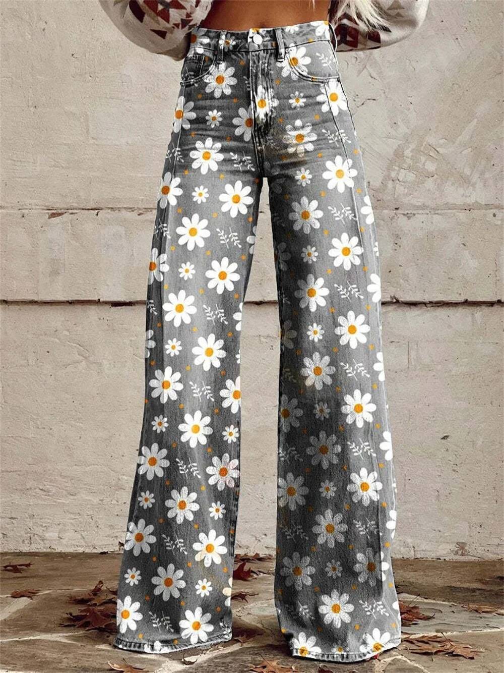 Pantalones Vaqueros Anchos de  - Street Fashion Taiwan reseña y precio