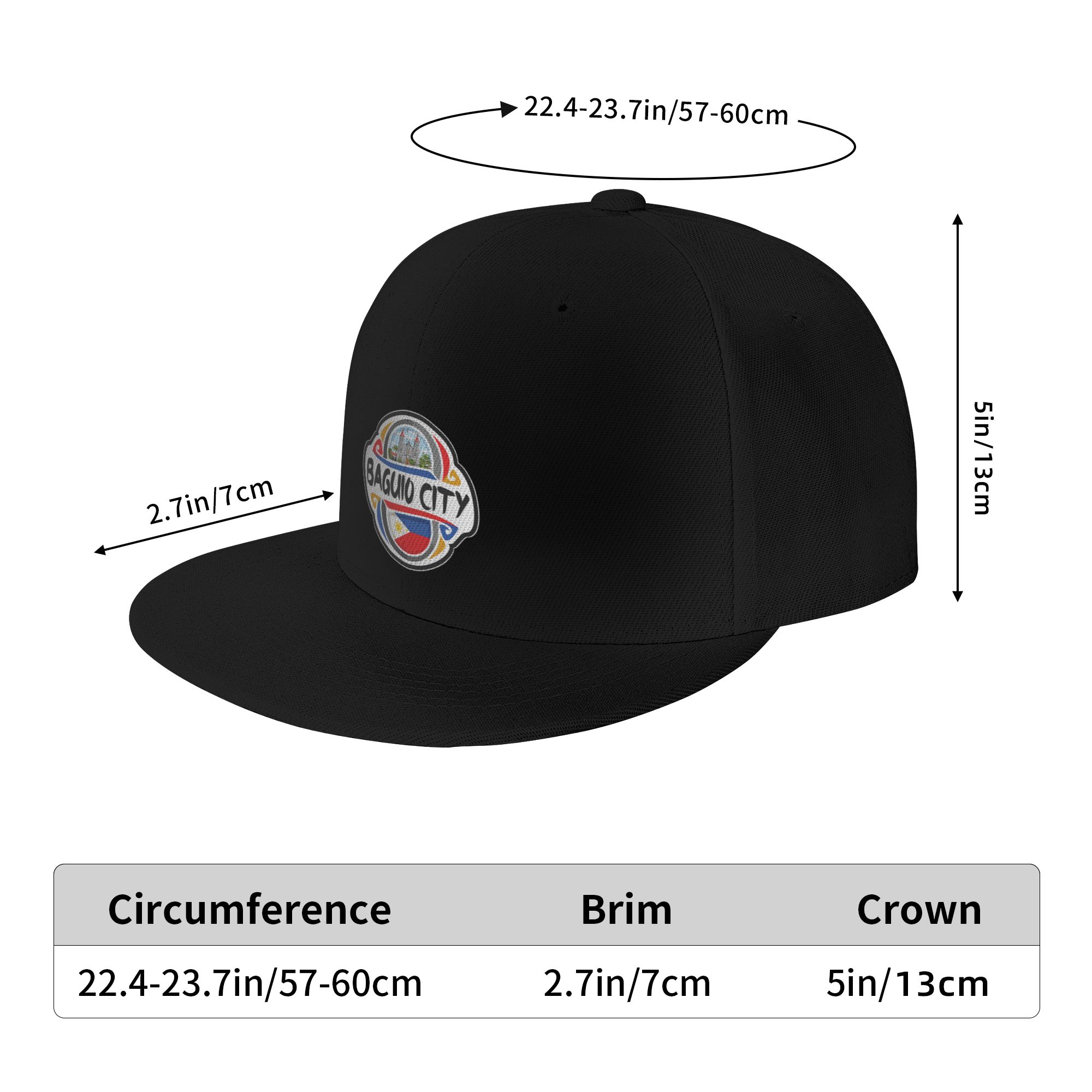 Sombrero de sol de ala plana c - Street Fashion Philippines reseña y precio