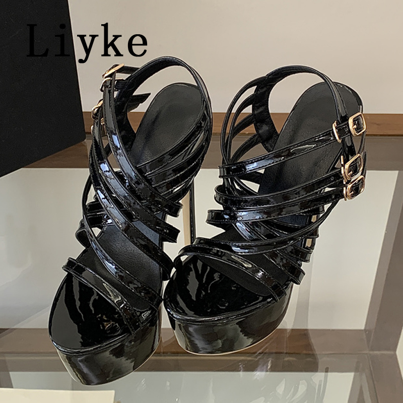 Liyke-Sandalias de tacón súper - Street Fashion Shoes reseña y precio