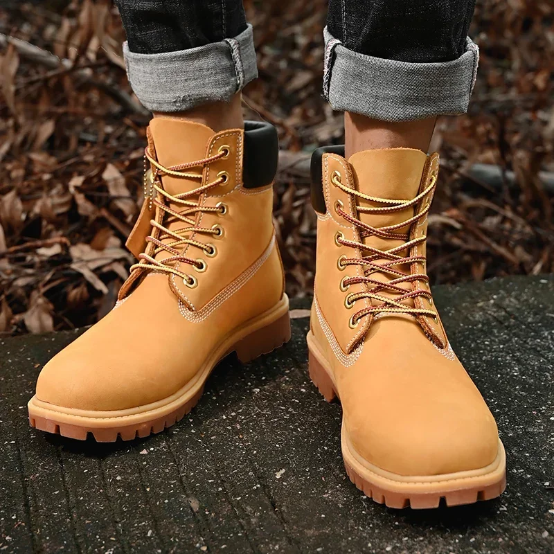 Botas altas para hombre, zapat - Mesh Top Layering reseña y precio