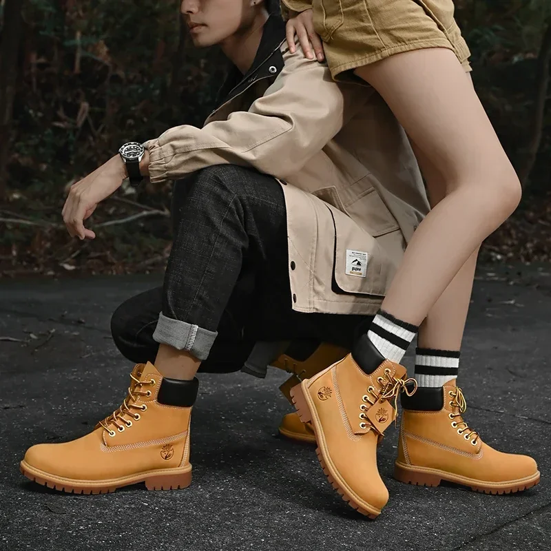 Botas altas para hombre, zapat - Mesh Top Layering reseña y precio
