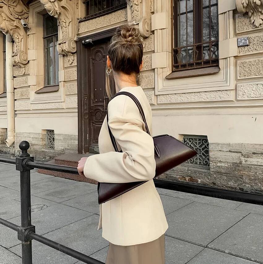 Blazer de mujer elegante con c - Street Fashion Taiwan reseña y precio