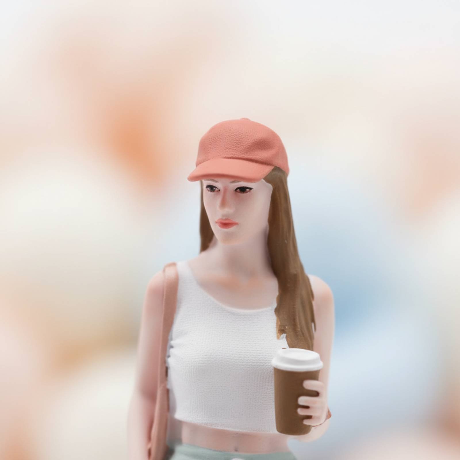 Figura de Chica con Café, Figu - Street Fashion Pose reseña y precio