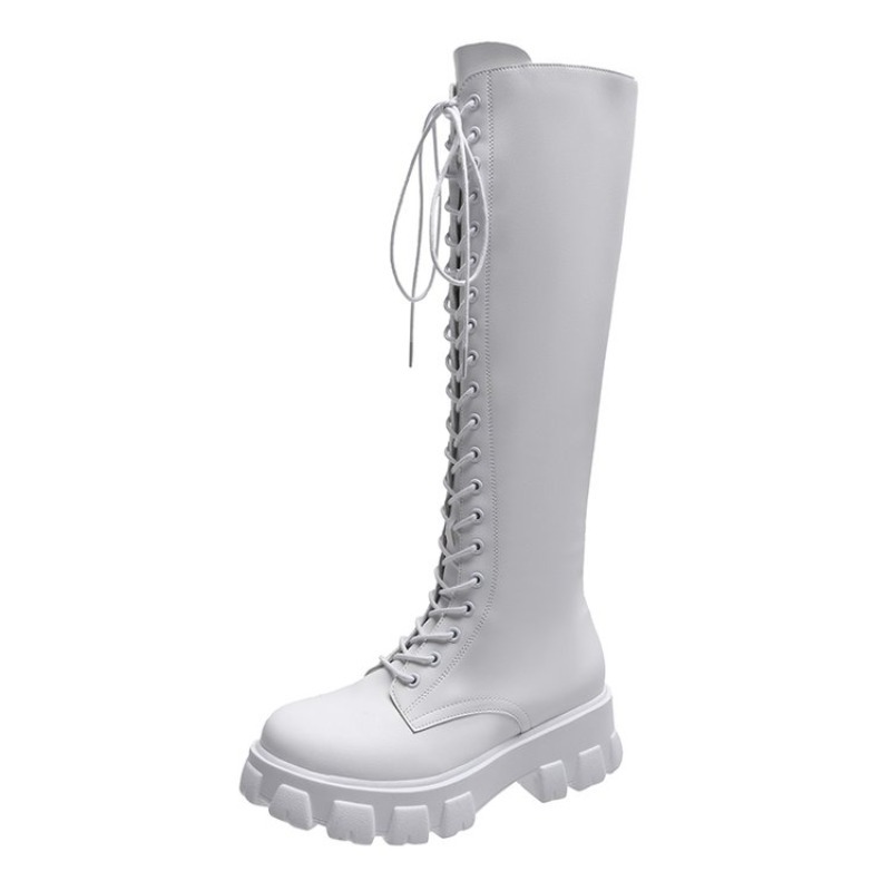 Botas altas de mujer con cordo - Street Fashion Female reseña y precio